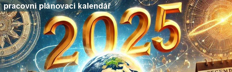 Pracovní plánovací kalendář 2025