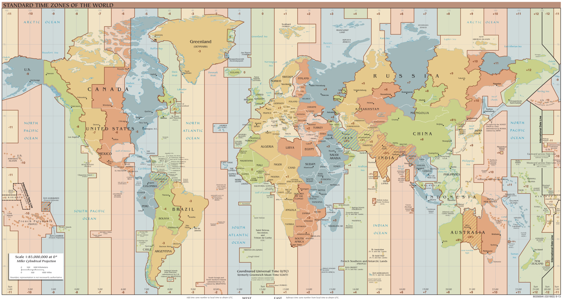 mapa časových pásem Časová pásma na zeměkouli   Kalendář365.cz   přehled mapa časových pásem